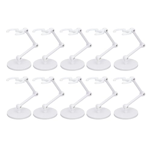 F&Y 10 Sets Puppenbestände-Verstellbare Inhaber für 6-Zoll-Aktionszahlen und Mini-Puppen (Plastik 2) von F&Y