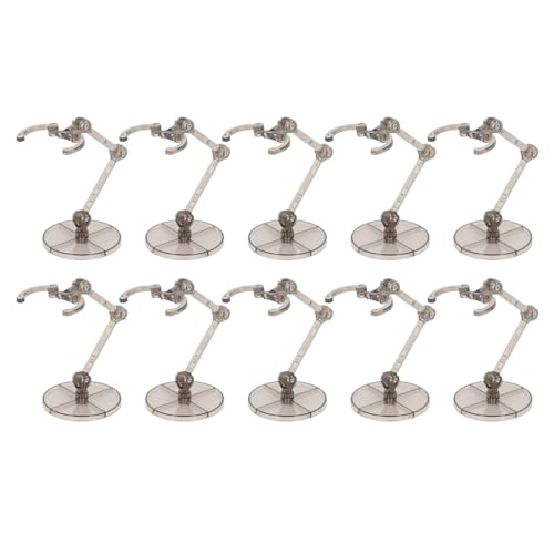 F&Y 10 Sets Puppenbestände-Verstellbare Inhaber für 6-Zoll-Aktionszahlen und Mini-Puppen (Plastik 4) von F&Y