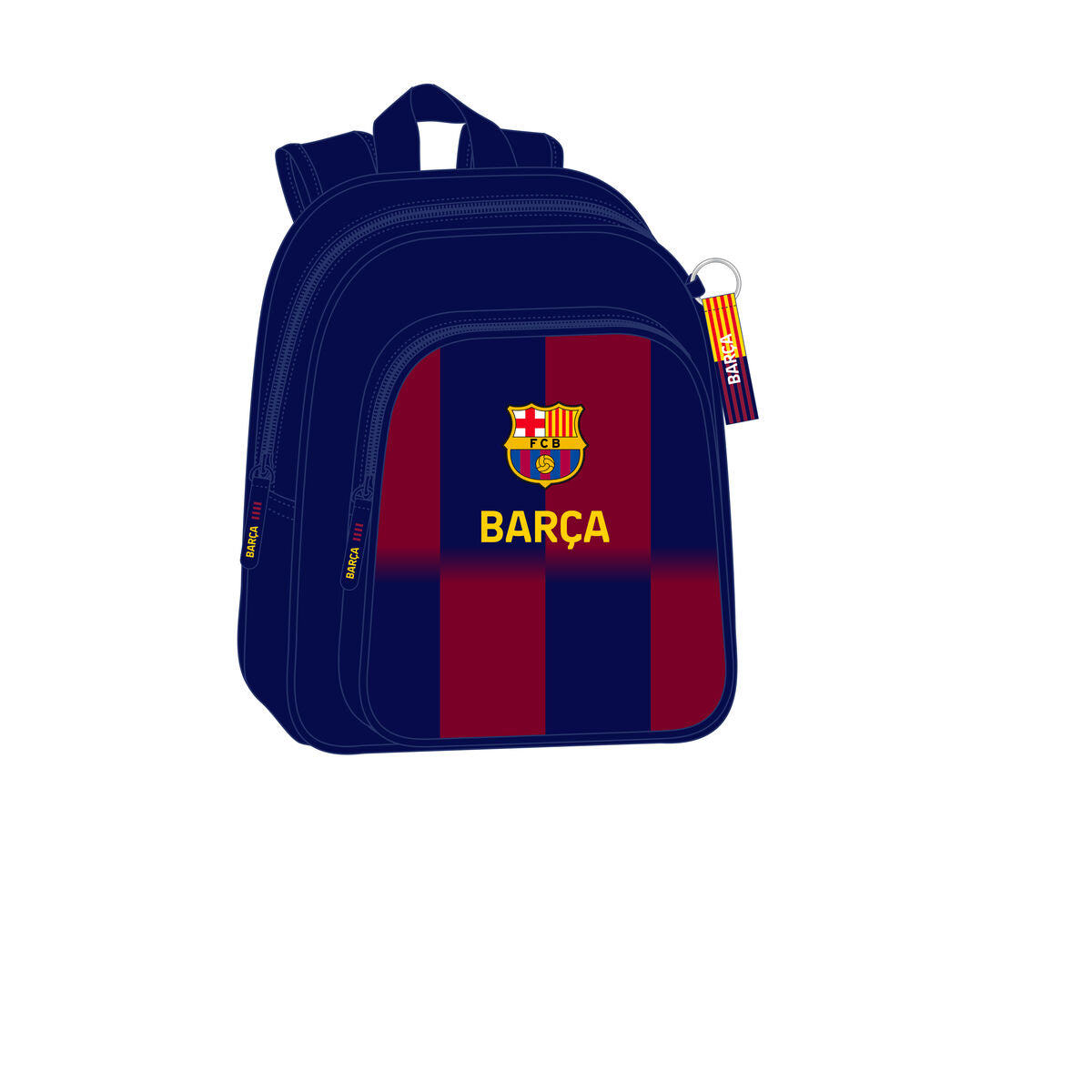 Schulrucksack F.C. Barcelona Blau Granatrot 27 x 33 x 10 cm Schulrucksack F.C. Barcelona Blau Granatrot 27 x 33 x 10 cm von F.C. Barcelona