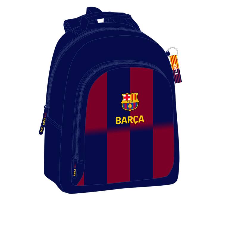 Schulrucksack F.C. Barcelona Blau Granatrot 32 x 42 x 15 cm von F.C. Barcelona