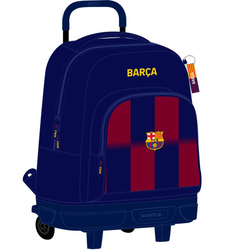 Schulrucksack F.C. Barcelona Blau Granatrot 33 x 45 x 22 cm von F.C. Barcelona