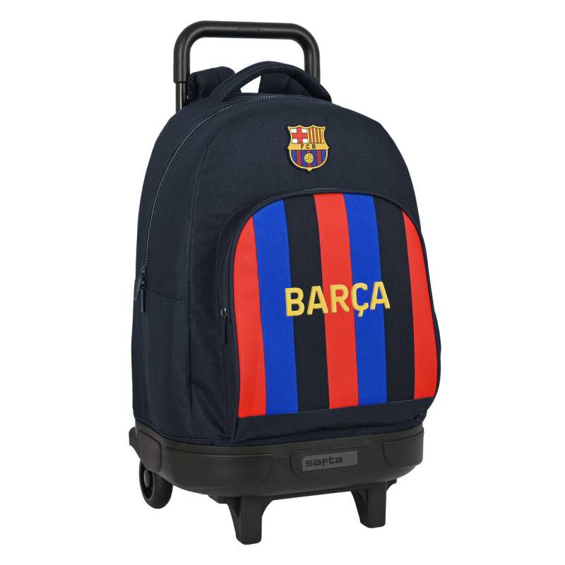 Schulrucksack mit Rädern F.C. Barcelona Granatrot Marineblau 33 X 45 X 22 cm von F.C. Barcelona