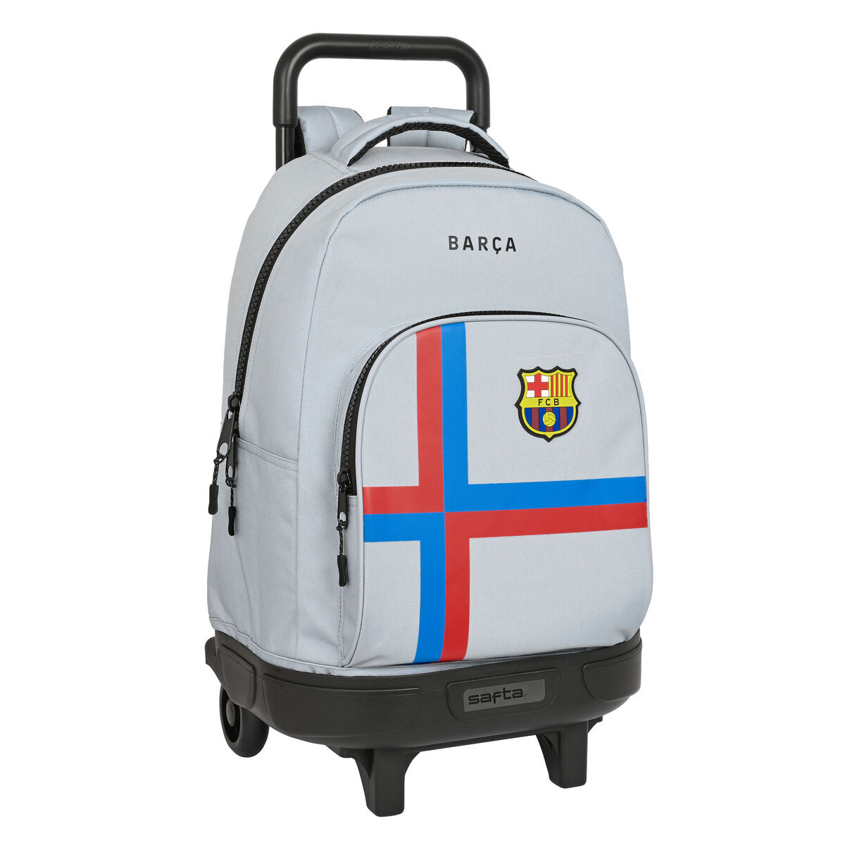 Schulrucksack mit Rädern F.C. Barcelona Grau (33 x 45 x 22 cm) von F.C. Barcelona