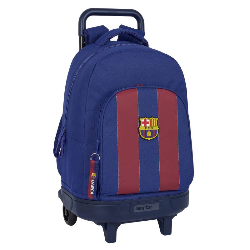 Schulrucksack mit Rädern F.C. Barcelona Rot Marineblau 33 X 45 X 22 cm von F.C. Barcelona