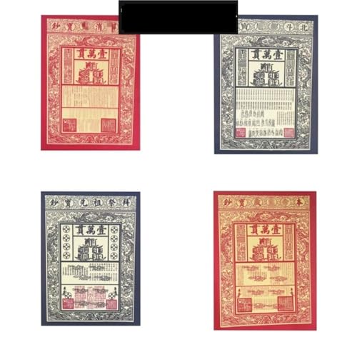FAAAUBNP Komplette Sammlung von Banknoten und Silbernoten, Papiergeld, verbranntes Papier, eine Packung mit 30 Blättern(F) von FAAAUBNP