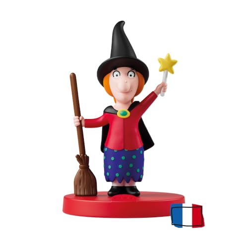 FABA Figur mit Sound Die Hexe in der Luft – Märchen und Klanggeschichten – Spielzeug, Lerninhalt, französische Version, Kinder 2-4 Jahre von FABA