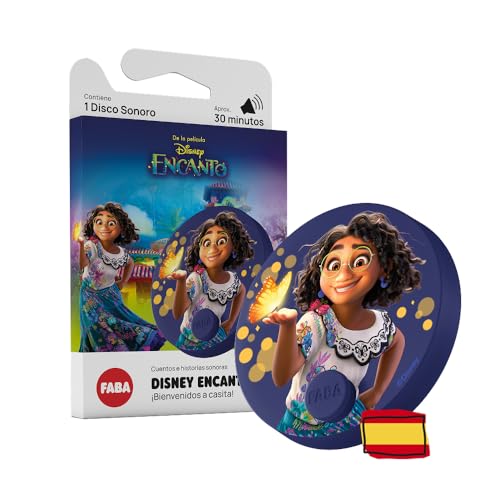 FABA Disney Klangscheibe – Willkommen im Häuschen – Klanggeschichten für Kinder, 5-10 Jahre, Wiedergabe mit Geschichten und FABA+, pädagogisches Spielzeug, spanische Version FABA Disney Klangscheibe – Willkommen im Häuschen – Klanggeschichten für Kinder, 5-10 Jahre, Wiedergabe mit Geschichten und FABA+, pädagogisches Spielzeug, spanische Version von FABA