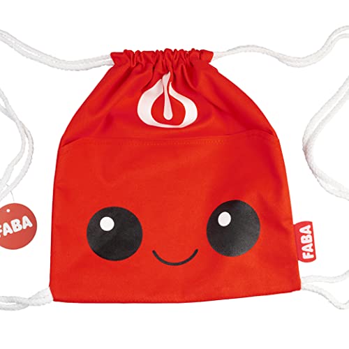 FABA FBB10001 Bag Rucksack aus Baumwolle, Cartoon, rot, Accessories FABA FBB10001 Bag Rucksack aus Baumwolle, Cartoon, rot, Accessories von FABA