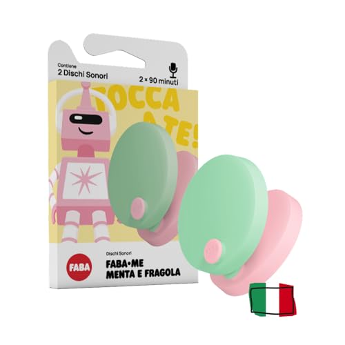 FABA Schallplatten - Faba•Me Minze und Erdbeere - erstellen Sie Wiedergabelisten, Hörbar mit Geschichtenerzähler und FABA+, Lernspiel italienische Version von FABA