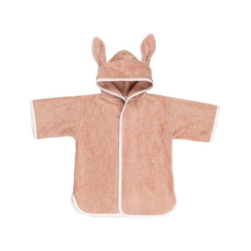 Badeponcho BUNNY in old rose von FABELAB