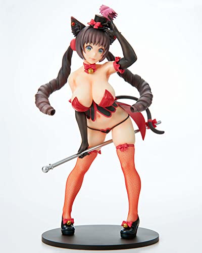 FABIIA Anime -Figur - Burlesque Cat Bell - 1/7 - Weiße Katze & Schwarze Katze Ver. - Vollständige Abbildung - Abnehmbare Kleidung - Big Breasted Girl Anime Figur Sammlung - Pvc Abbildung 15 Cm/5,9 Zol von FABIIA