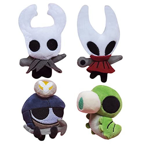FABIIA Anime Gefüllt Plüsch Hollow Knight Weiche Plüsch -Haustiersets, 4Pcs Hohlritter Plüschpuppe - Plüschgefüllte Kissen Plüschkissen Für Home Sofa Autodekoration FABIIA Anime Gefüllt Plüsch Hollow Knight Weiche Plüsch -Haustiersets, 4Pcs Hohlritter Plüschpuppe - Plüschgefüllte Kissen Plüschkissen Für Home Sofa Autodekoration von FABIIA