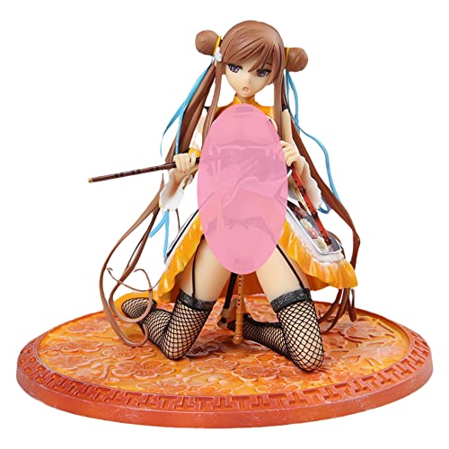 FABIIA Figur Anime Figur T2 Art Girls -Chun-Mei- 1/6 Mit Zubehör Kleider Sind Abnehmbar Modellsammlung Statue Dekor 17 Cm/6,6 Zoll Rosa/Gelb/Gelb/Harte Brust Plus von FABIIA