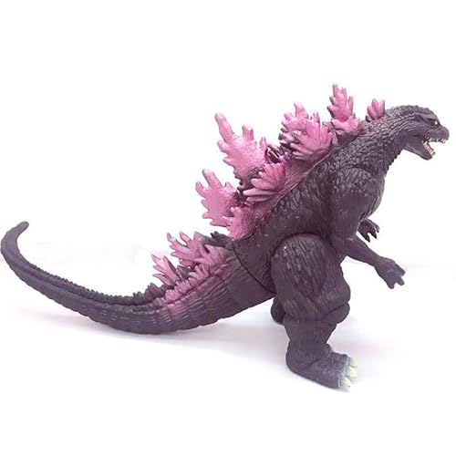 FABIIA Godzilla Model Ornamente, Atomic Attack Version Model Swing Hand, Für Garten/Raum -Ornament -Zubehör(Size:16cm,Color:Lila) von FABIIA