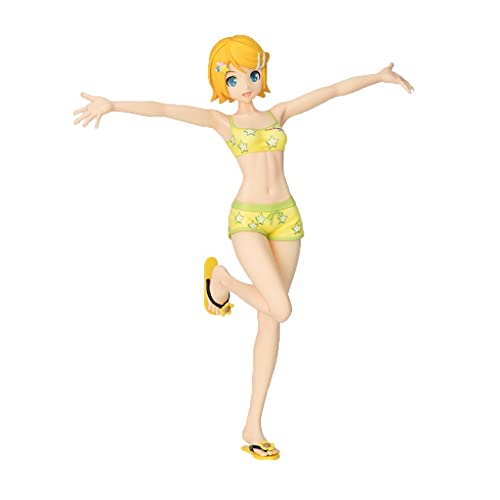 FABIIA Hatsune Miku Figur Virtueller Sänger Kagamine Rin Badeanzug Version - 7,1 Zoll Pvc -Figur von FABIIA