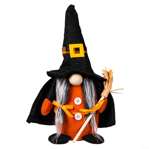 FACAIIO Plüsch-Halloween-Zwerge, skurrile, gesichtslose Puppen, um Ihre Urlaubsdekoration zu verschönern (B) von FACAIIO