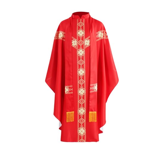 FAD-4U Religiöser Cosplay-Bademantel – Stehkragen, Schulterriemen, Reißverschluss hinten – bedrucktes Muster – Polyester-Kostüm-Umhang FAD-4U Religiöser Cosplay-Bademantel – Stehkragen, Schulterriemen, Reißverschluss hinten – bedrucktes Muster – Polyester-Kostüm-Umhang von FAD-4U