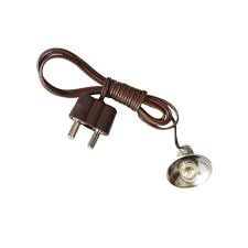 FADEDA Beleuchtung 3,5V mit Reflektor E5,5 Weiss, LxBxH in mm: 600x17x17. Für Krippen, Miniatur-, Hobby- und Modellbau, Puppenhauszubehör u. Modelleisenbahn. von FADEDA