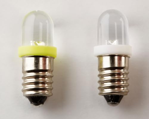 FADEDA LED 4,5V E10 Licht kalt-weiß, LxBxH in mm: 25x11x11. Für Krippen, Miniatur-, Hobby- und Modellbau, Puppenhauszubehör u. Modelleisenbahn. von FADEDA