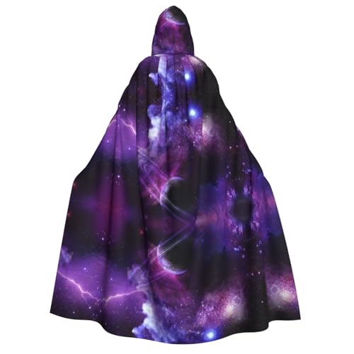 FAIRAH Galaxy Starry Space Lila Sternenhimmel Gedruckt Halloween Kapuzenumhang Rollenspiel Erwachsene Kostüm Party FAIRAH Galaxy Starry Space Lila Sternenhimmel Gedruckt Halloween Kapuzenumhang Rollenspiel Erwachsene Kostüm Party von FAIRAH