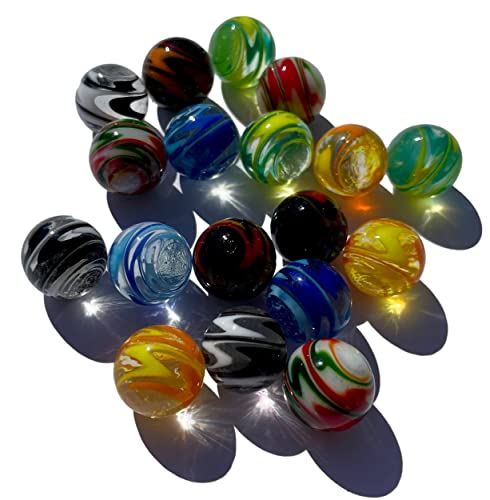 FAIRY TAIL & GLITZER FEE 18 Handgefertigt Mundgeblasen Wellenmuster Bunt 16mm Murmel Murmeln Blau Rot Gelb Rot Kugeln Bunte Glas Dekokugeln FAIRY TAIL & GLITZER FEE 18 Handgefertigt Mundgeblasen Wellenmuster Bunt 16mm Murmel Murmeln Blau Rot Gelb Rot Kugeln Bunte Glas Dekokugeln von FAIRY TAIL & GLITZER FEE
