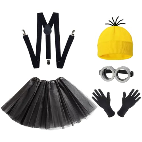 FAIRYRAIN Erwachsene Kostüm Cosplay Kostüm Halloween Damen mit Goggles Hosenträger Fliege Mütze Handschuhe Rock für Karneval Cosplay Party FAIRYRAIN Erwachsene Kostüm Cosplay Kostüm Halloween Damen mit Goggles Hosenträger Fliege Mütze Handschuhe Rock für Karneval Cosplay Party von FAIRYRAIN