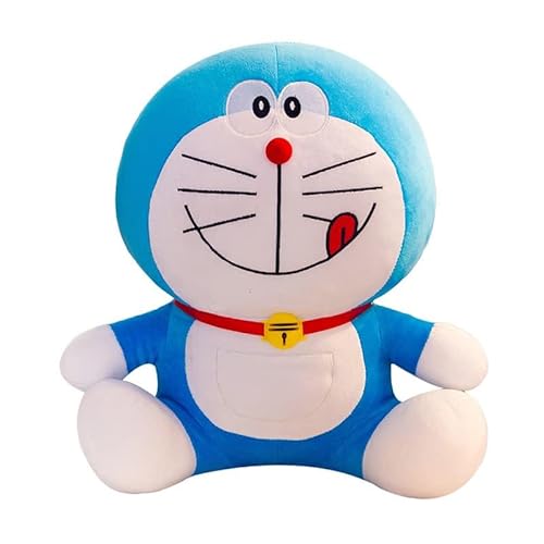 Doraemon Plüsch Kuscheltier Anime Puppe, KinderUrlaub Geschenke Freundin Festival, Weihnachten Urlaub Geschenke Plüsch Plush Toys Cartoon plüschtier Anime Puppe 35cm von FAKKA