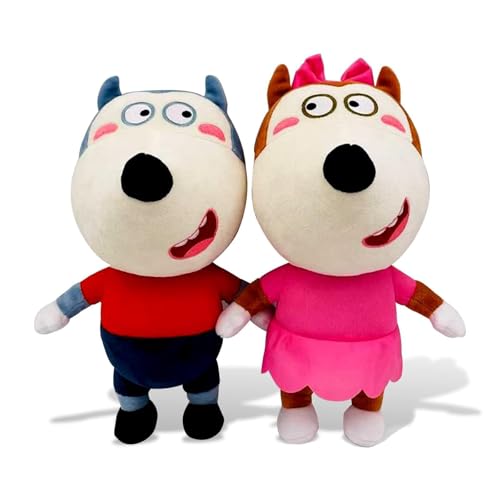 FAKKA 30cm Kuscheliges Plüschtier, Realistisches Weiches Kuscheltier Entzückende Plüschkinderpuppe, Niedliches Flauschiges Kleines Wolf Wolfoo Plüschtier Perfektes Geburtstags FAKKA 30cm Kuscheliges Plüschtier, Realistisches Weiches Kuscheltier Entzückende Plüschkinderpuppe, Niedliches Flauschiges Kleines Wolf Wolfoo Plüschtier Perfektes Geburtstags von FAKKA