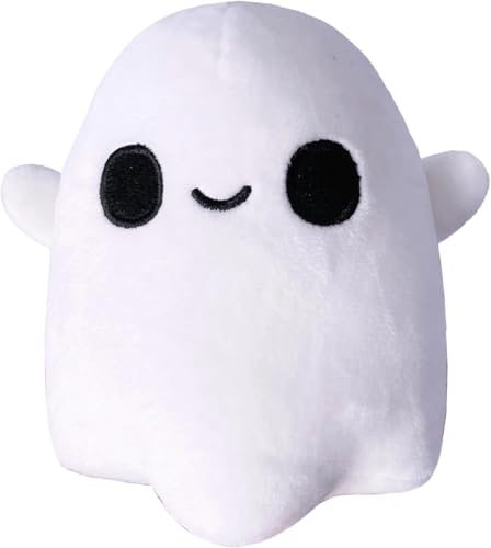 FAKKA Halloween Kuscheltier Gespenster, Geisterkissen, HalloweenKissen Geist Weißer Plüsch, Geisterplüsch Geister Kuscheltier Halloweens Deko, Plüschtier Karikatur Für Kinder Geschenk Deko von FAKKA