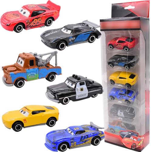 FAKKA Spielzeugauto, 6 Stück Fahrzeuge Spielzeug Set Kinderspielzeug Fahrzeuge Spielzeug Auto Spielzeug Fahrzeuge Spielzeug für Kinder Geburtstag Geschenk von FAKKA