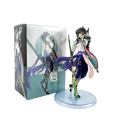 Genshin Impact Figuren, Xiao Figur, Statue, 18 cm, humanoides Spielzeug, Xiao, Anime, Spielmodell, Figuren, Spielzeug, Sammlung, Dekoration, Geschenke Genshin Impact Figuren, Xiao Figur, Statue, 18 cm, humanoides Spielzeug, Xiao, Anime, Spielmodell, Figuren, Spielzeug, Sammlung, Dekoration, Geschenke von FAKKA