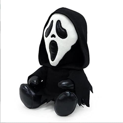 Scream Ghostface Plüschtier, Monster Horror Plüsch Figur Spielzeug, Trager ist Hier, Terror Ghostface Gefüllte Spielzeug (Color : Black, Size : 17cm) von FAKKA