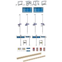 FALLER 120240 H0 Moderne Wartehäuschen mit Zubehör, Ep. V von FALLER®