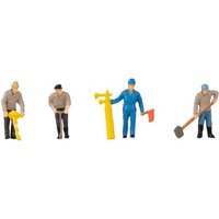 FALLER 180238 H0 Figuren-Set mit Mini-Sound-Effekt Gleisbauarbeiter & Tremolo von FALLER®