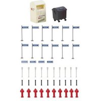 FALLER 180450 H0 Straßenschilder mit Zubehör, Ep. IV von FALLER®