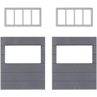 FALLER 180891 H0 2 Wandelemente mit horizontalen Fenstern, Goldbeck, Ep. VI von FALLER®