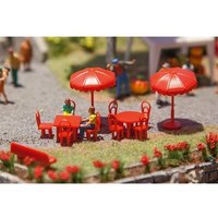 FALLER 180910 H0 Sonnenschirme, Tische, Bänke, Ep. II von FALLER®