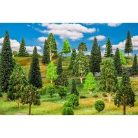 FALLER 181536 H0 TT 50 Mischwaldbäume, sortiert von FALLER®