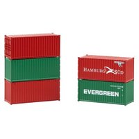 FALLER 182051 H0 20' Container 5er-Set, Ep. IV von FALLER®