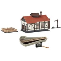 FALLER 222104 N Segmentdrehscheibe mit Lokschuppen, Ep. II von FALLER®