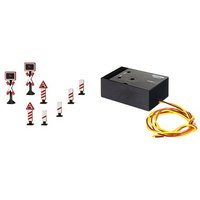 FALLER 222175 N 2 Warnkreuze mit Blinklichter, Ep. III von FALLER®