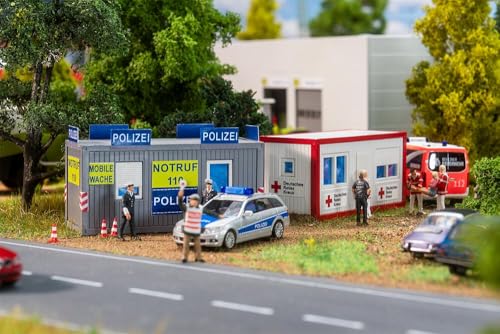 FALLER 180338 - Bürocontainer Polizei und DRK - Spurweite Z von FALLER