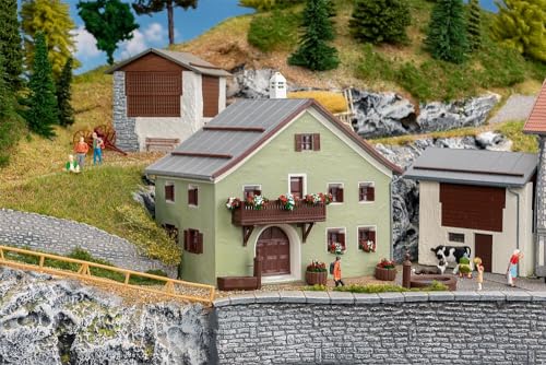 FALLER 130623 - Engadiner Wohnhaus - Spur: H0 - Häuser & Bauwerke für Modelleisenbahnen - Maßstab: 1:87 von FALLER