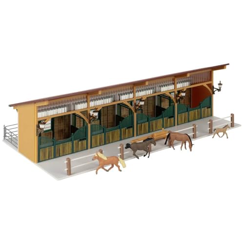 Faller 130597 H0 Pferdestall mit 4 Pferden Faller 130597 H0 Pferdestall mit 4 Pferden von FALLER