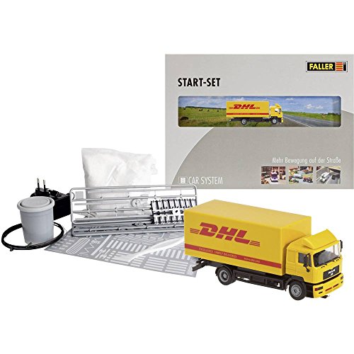 FALLER 161607 - Car System Start-Set Lastkraftwagen DHL, Gelb von FALLER