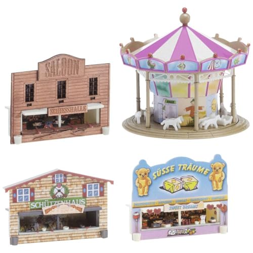 FALLER 231722 - Kirmes-Set - Spur: N - Gebäude für Modelleisenbahnen - Maßstab: 1:160 von FALLER