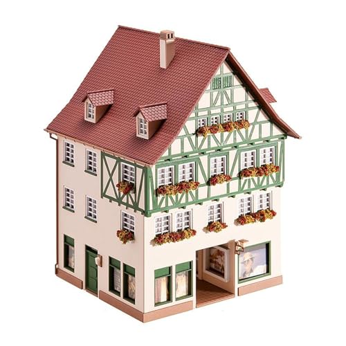 FALLER FA130492 130492 City House with Passage HO Scale Building Kit Bauset, Mehrfarbig, One Size von FALLER