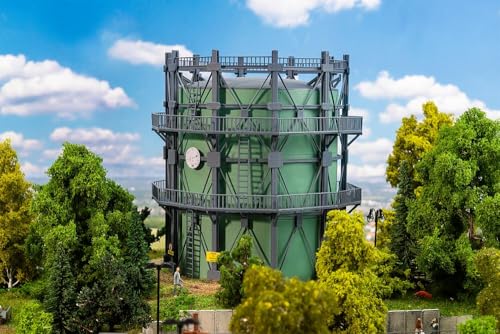 Faller 130157 H0 Gasometer mit Rohrleitungen von FALLER