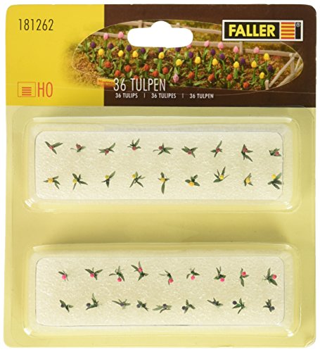 Faller 95554-36 Tulpen, Zubehör für die Modelleisenbahn, Modellbau von FALLER