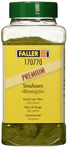 Faller FA 170770 - Fasern Wiesengrün Großpackung, Zubehör für die Modelleisenbahn, Modellbau, 80 g Faller FA 170770 - Fasern Wiesengrün Großpackung, Zubehör für die Modelleisenbahn, Modellbau, 80 g von FALLER